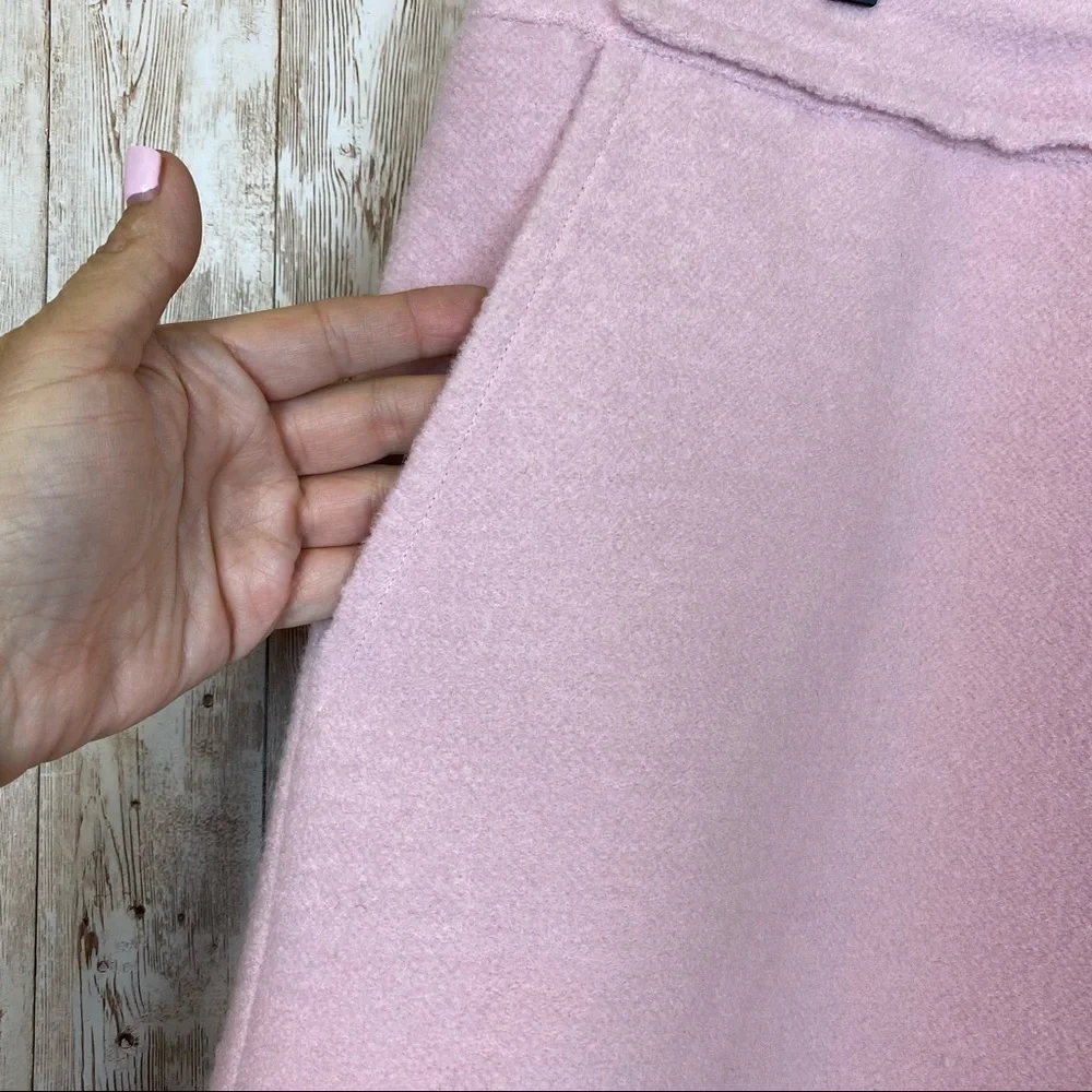 Tory Burch Celeste Coastal Pink Wool‎ Blend Skirt Women’s Size 14